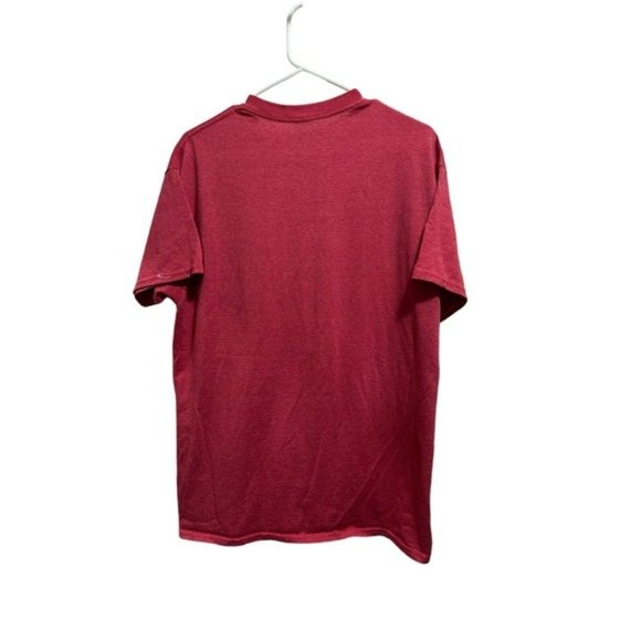 SPENCERS You Need To Let That Sh*t Go Buddha Shirt Mens Red Short Sleeve large - Picture 2 of 7